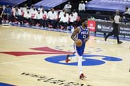 Joel Embiid #21 of the Philadelphia 76ers.